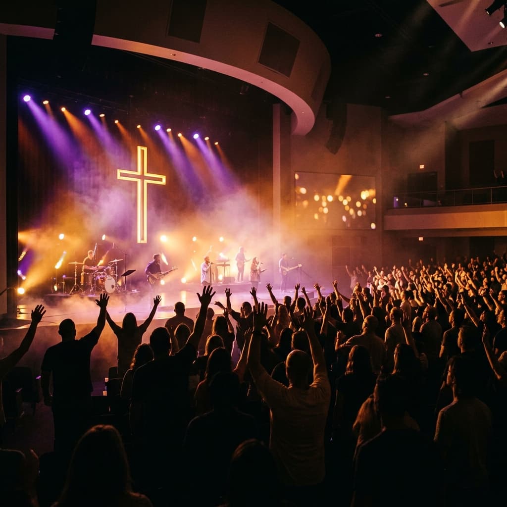 Worship service at Rooted in Love Church